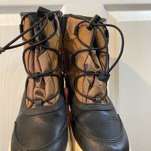 Stylish Black and Brown Women's Boots